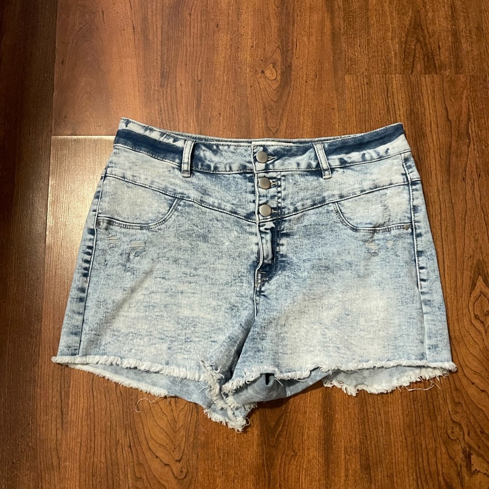 High Waisted Denim Shorts
